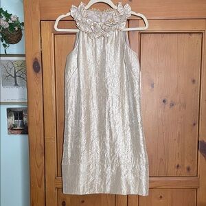 London Times Champagne Formal Dress